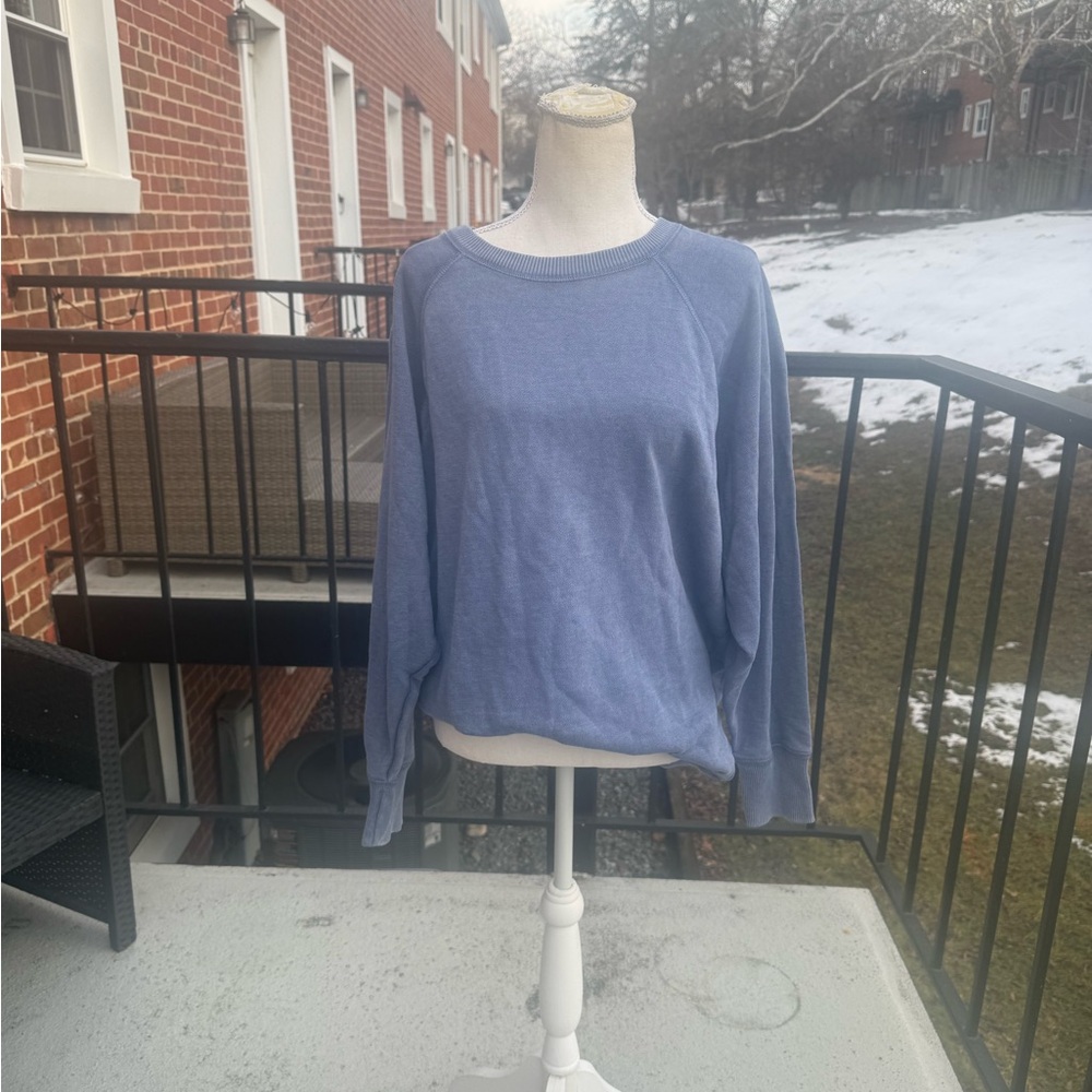 Aerie Women's Blue Sweatshirt Size Large